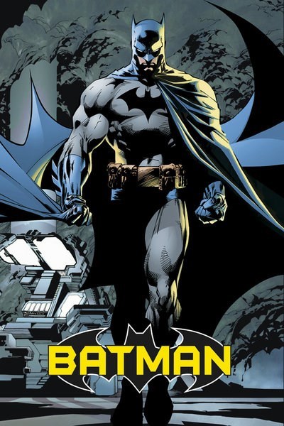 Batman Poster Comic Book Style Portrait Bat Cave Bats | eBay