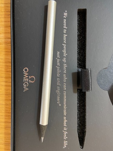 Omega SpeedMaster Moon Landing Note Pad Matita Apollo 11 50° Anniversario Boxato - Foto 6 di 11