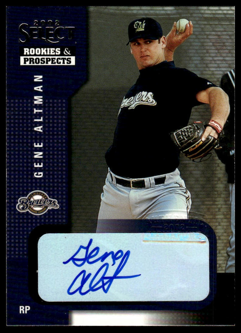 2002 Select Rookies & Prospects #37 Gene Altman | eBay