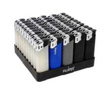50 FLINT ELECTRONIC LIGHTERS CHILD RESISTANT RANDOM COLOURS