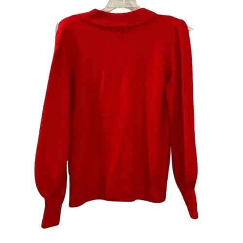 NWT Cece by Cynthia Steffe Womens Size Small Imitation Pearl Collar Sweater NEW - Picture 10 of 10