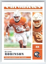 Bijan Robinson - 2023 Chronicles Draft Picks - Base #9 - Rookie - Longhorns
