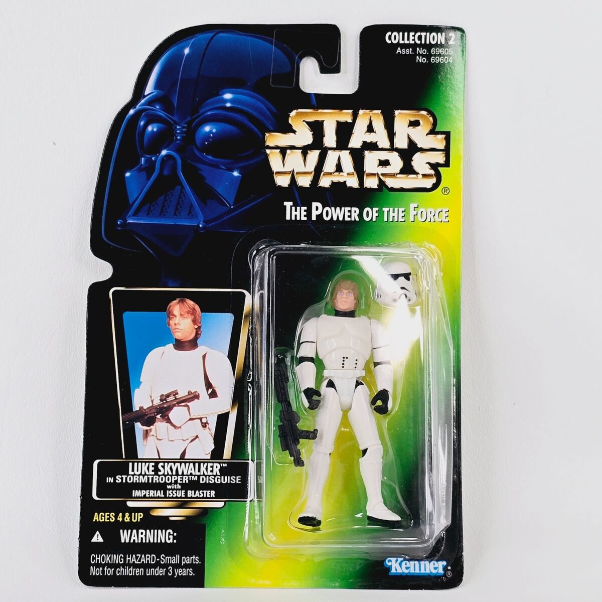 1996 Kenner Star Wars The Power Of The Force Luke Skywalker Stormtrooper  Figure