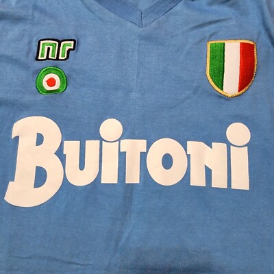 1988 Napoli NR Home Soccer Jersey Diego Maradona Men S Argentina