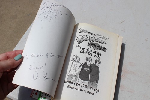 3 Suspense Mystery Kids Chapter Books - Mick Morris Myth Solver #1, 2, 4 Signed - Picture 11 of 15