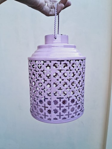2PCS Candle Holder Lantern Metal Round Lantern Medium Hanging Rustic Table Decor - Picture 5 of 10