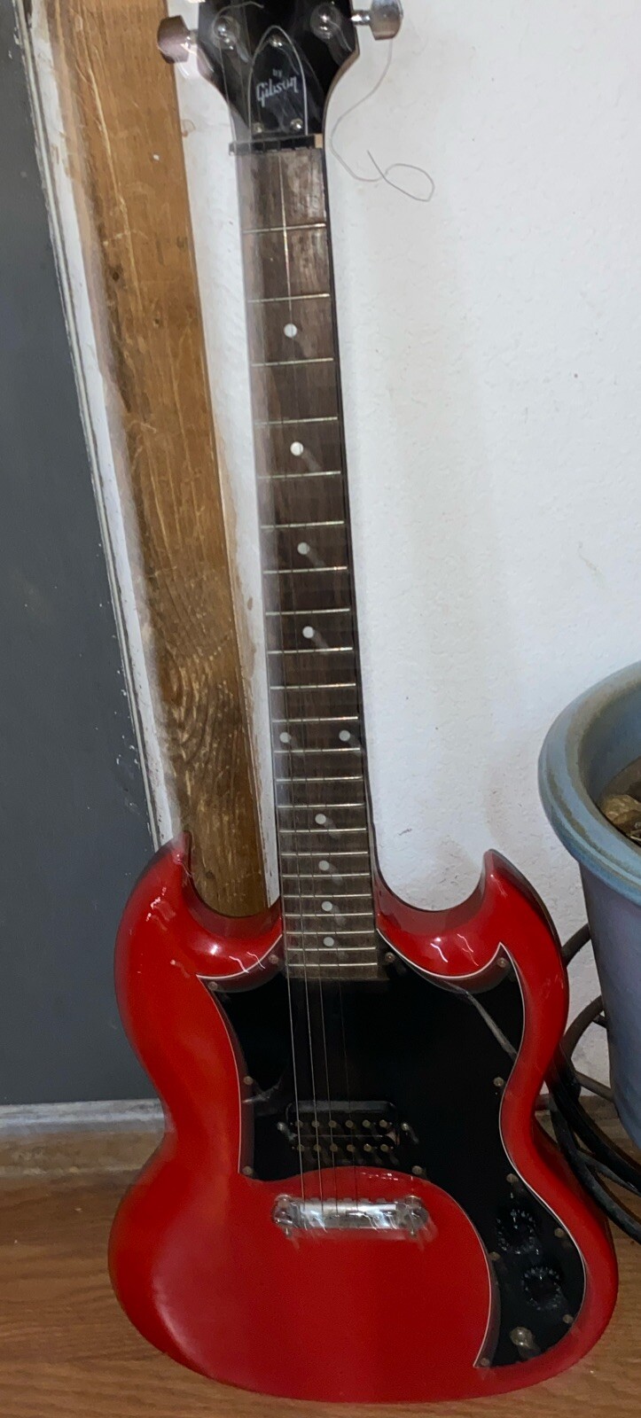 Gibson Maestro Electric Guitar, Wine Red, w Shoulder Strap, ax eBay