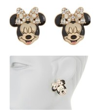 BaubleBar x Disney, Minnie Mouse Statement Stud Earrings, NWT