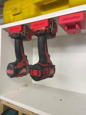 Milwaukee M18 Werkzeughalter - Wandhalterung Elektrowerkzeug Aufbewahrung & Organizer