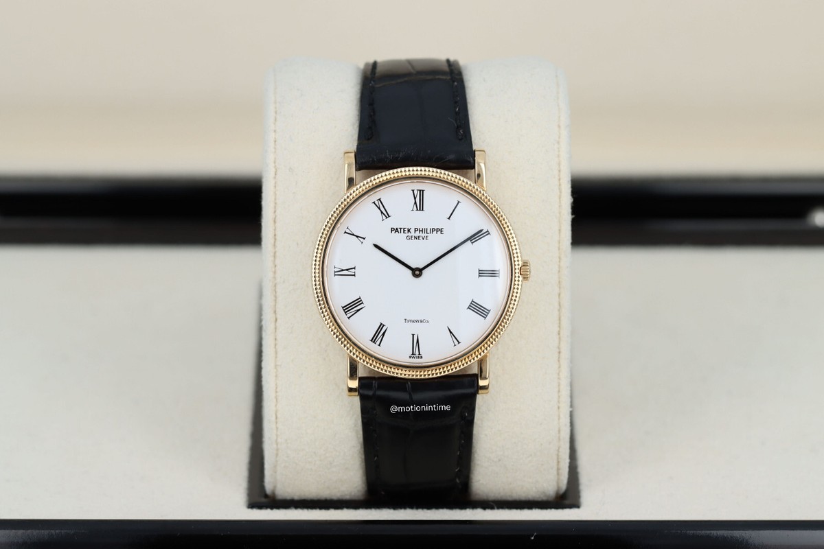 Patek Philippe 3520DJ Tiffany & Co. Calatrava 18kt YG Double