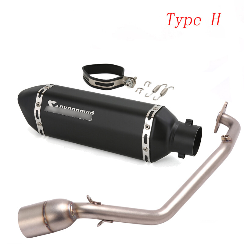 Full Exhaust System (Header + Tail Pipe) – For Honda PCX 125/150/160 2020-2023 – Stainless Steel – KOlightning