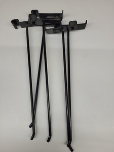 5 Gloss Black 12" Grid Wall Hook