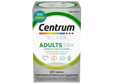 Centrum Silver Adults 50+ Multivitamin Minerals Vitamin Supplement 125 Tablets