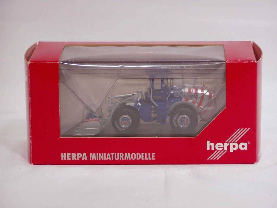 Liebherr 580 Wheel Loader - "COMING TO AMERICA" - 1/87 - Herpa - MIB - Image 2 of 2