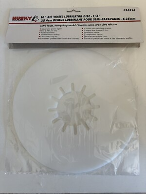 #ad #ad Husky RV 10quot; 5th Wheel King Pin Lube Plate No More Messy Grease 16K 20K 22K 30K $11.49