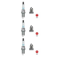 3x NGK 6994 Zündkerze für Honda CR-V III Accord VII Accord VII Tourer Legend IV