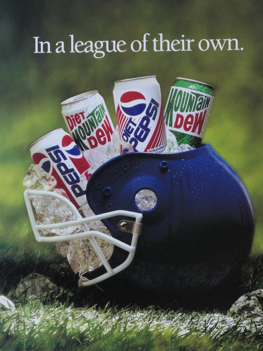 pepsi football ノベルティ Pepsi Football Vintage 1994 A League Of Their Own Original Print