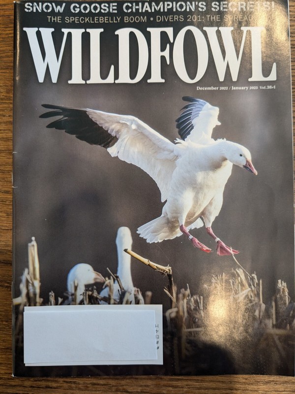 WildFowl Magazine December 2022/January 2023 Waterfowl Hunting