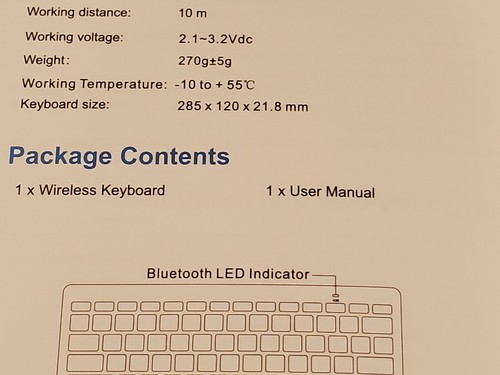 Clearance Omotion Wireless Keyboard and Mouse Combo - New Open Box - Nice! - Picture 7 of 7