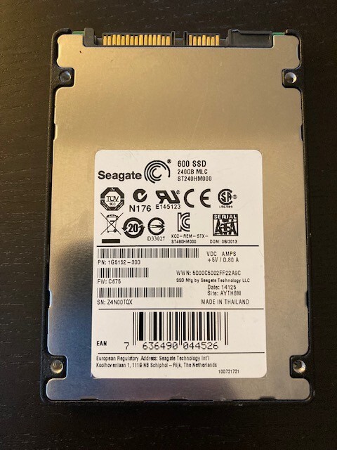 Seagate 600 Solid State Drive 240GB Laptop SSD ST240HM000 100