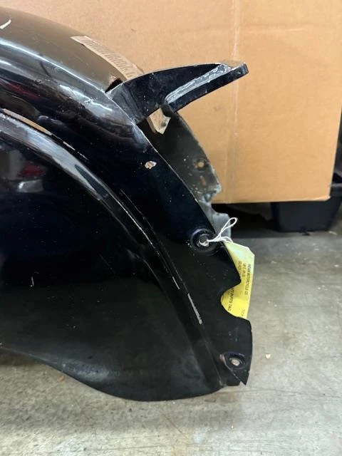 Vintage Indian Chief / Scout / Spirit Rear Fender  99–03 Black Steel Gilroy Era - Image 3 of 4