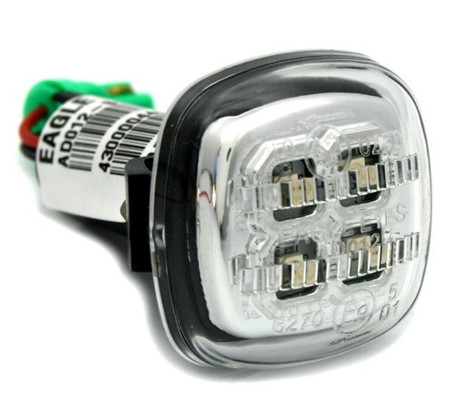 Per Skoda Fabia Pratico Octavia Rapid Roomster LED Indicatori Vetro Chiaro Cromo - Bild 2 von 5