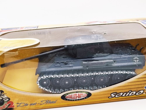 DIECAST MILITARY - 1/50 SOLIDO FAMOUS BATTLES - 6226 PANTHER G TANK - UNUSED - Picture 3 of 12