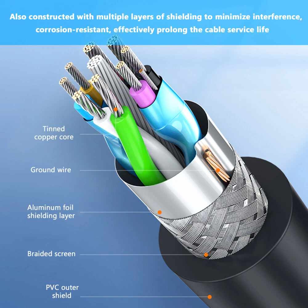 4-Port USB 3.0 Hub with Extension Cable for Laptop & PC
