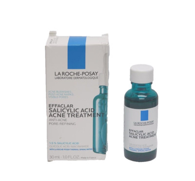 LA ROCHE POSAY EFFACLAR SALICYLIC ACID ACNE TREATMENT 1 oz  BOX DAMAGED