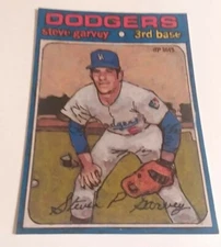 Baseball Art Card Print of Steve Garvey, 71