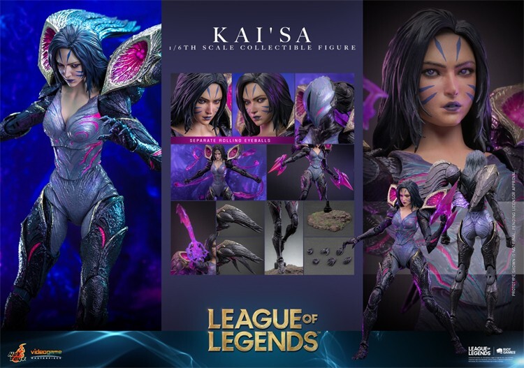 ホットトイズ VGM57 『リーグ・オブ・レジェンド』1/6カイ＝サ Kaisa Hot Toys VGM57 1/6 League of Legends LOL Kai'Sa Kaisa Action
