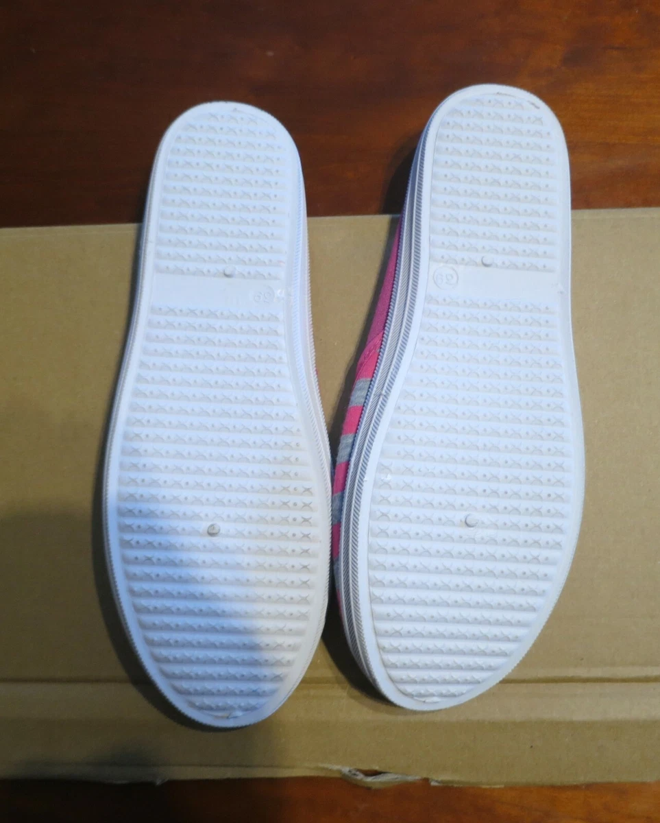 Espadrille rose et grise
