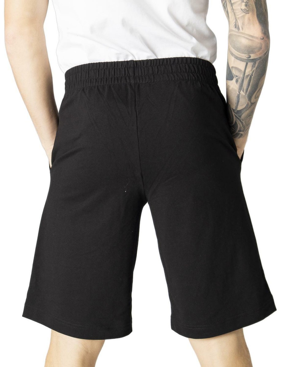 MEN'S EA7 EMPORIO ARMANI AUTHENTIC 3D LOGO SHORTS NEW Black Sizes