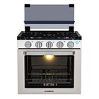 CAMPLUX 21" RV Propane Stove Electronic Igniter 1.8 cu ft Oven 3 Burners Cooktop — photo 1