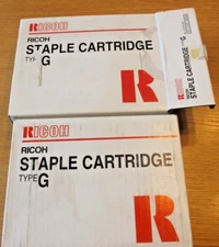 Lot of 2 Genuine RICOH Staple Cartridge TYPE G No.320R-AM one cartridge missing