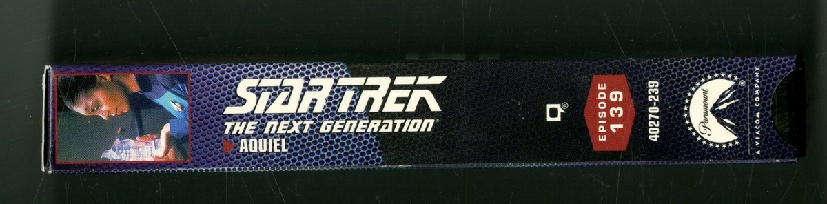 Star Trek: The Next Generation-Episode 139- Aquiel (VHS,1998