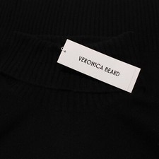 Veronica Beard NWT Mazzy Cashmere Sleeveless Shell Sweater Size L in Black