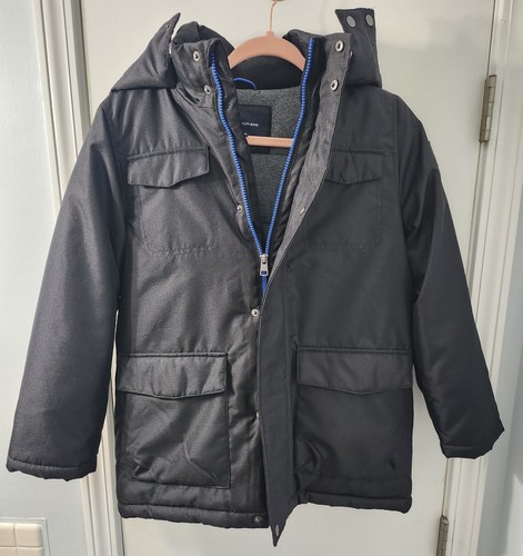 Boy's Calvin Klein Winter Coat Black Size M 10/12