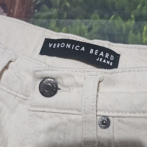 Veronica Beard Cream High-Waisted Booty Shorts Timmi Size 2/26 - Picture 3 of 7