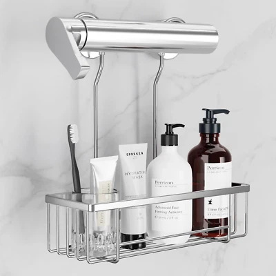 Pickpiff Shower Caddy Hanging Organiser Storage - Shower Shelf No Drilling Showe