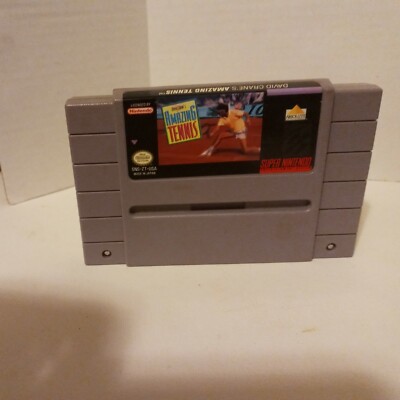 David Crane's Amazing Tennis (SNES, 1993) Authentic / Tested & Working