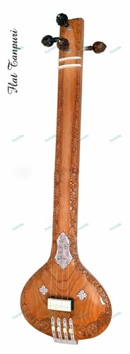 Professionell Indisch 4 Saiten Flach Musical Instrumente Tun Holz Tanpura - Bild 3 von 7
