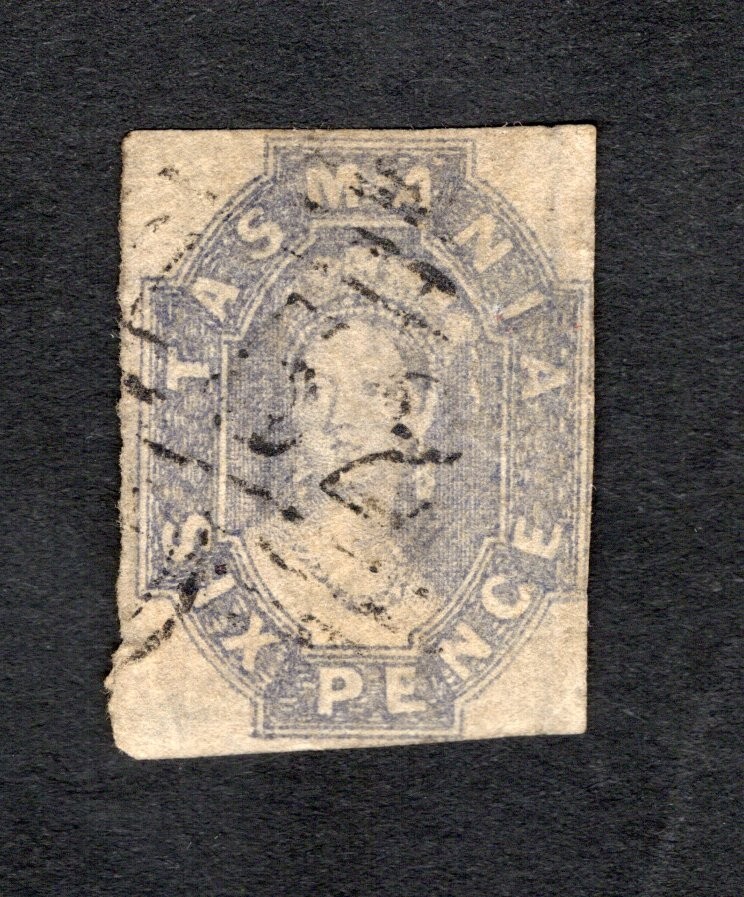 Australia Tasmania  1860 stamp SG#44 START15%ONLY used CV=119$