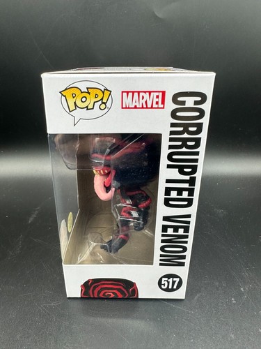 Funko POP #517 Marvel Venom Corrupted Venom Brillo con Protector Pop Gratis - Imagen 3 de 7