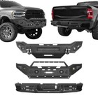 Steel Front/Rear Bumper Black for Ram 2500/3500 2019 2020 2021 2022 2023 2024