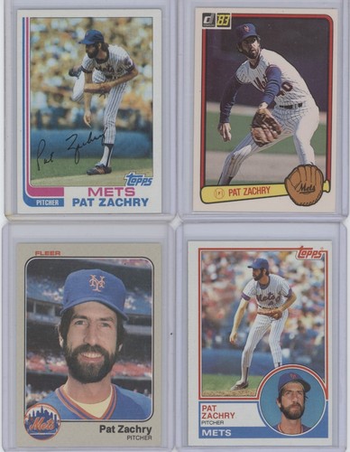 Lot of 13 Different Pat Zachry Baseball Cards - Picture 2 of 4