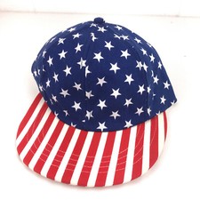 American Apparel USA Flag hat cap Made in USA