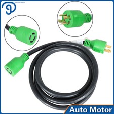 30 AMP 4 Prong 10/15/25/40/50FT Generator Extension Cord NEMA L14-30P to L14-30R