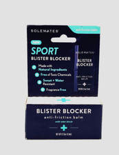 SoleMates SPORT Blister Blocker .15oz Anti-Friction BALM odor block NIB