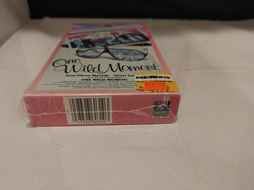 One Wild Moment Video VHS Rare Vintage - Picture 3 of 6